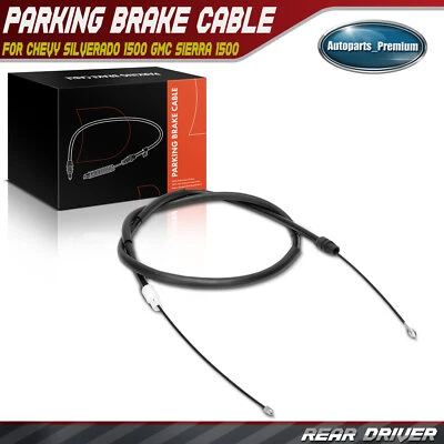 Cable de freno de estacionamiento trasero izquierdo para Chevrolet Silverado 1500 GMC Sierra 1500 05-06 Foto 1 de 4