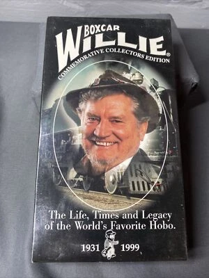 New Factory sealed BoxCar Willie Commemorative Collectors Edition Vhs Tape  Foto 1 de 4
