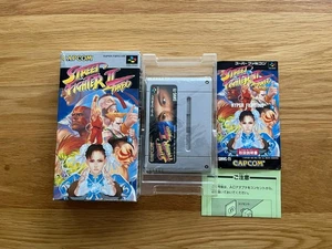 Street Fighter II Turbo SFC Japan SNES Super Nintendo Famicom Boxed! Capcom - Picture 1 of 24