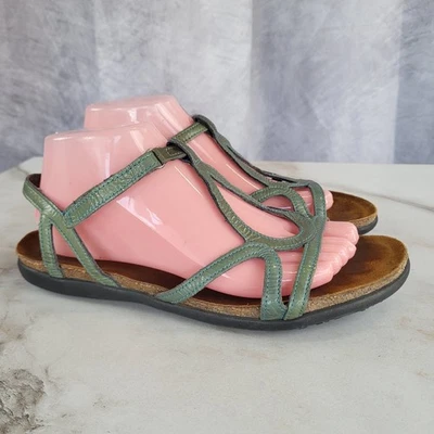 Sandalias Naot Dorith Gladiator con tiras para mujer talla 41 verde jade $150 Foto 1 de 4