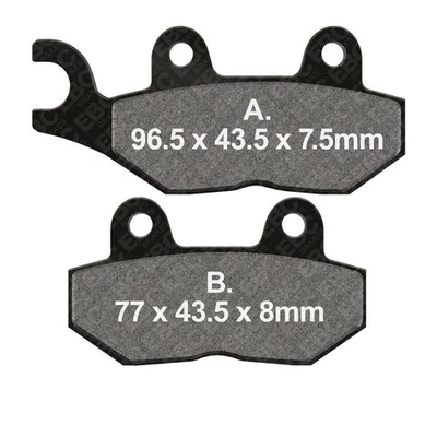 COPPIA PASTIGLIE EBC FA214 737.87.14 per Triumph 750 Trident 1992-1998 - Immagine 1 di 2