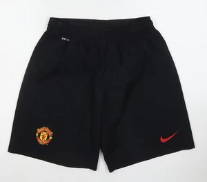 Nike Men’s Black Manchester United Dri-Fit Athletic Shorts Size L - Picture 1 of 12