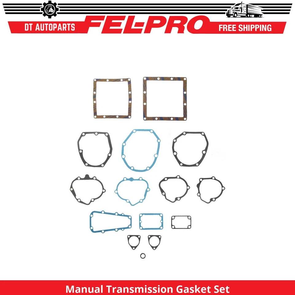 Juego de juntas de transmisión manual Fel-Pro 1984 para Mitsubishi Montero 1983-1989 Foto 1 de 1