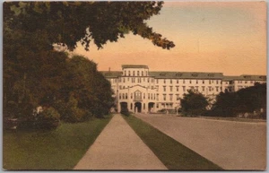 SEA GIRT, New Jersey Postkarte THE STOCKTON HOTEL handkoloriert Albertype unbenutzt - Bild 1 von 2