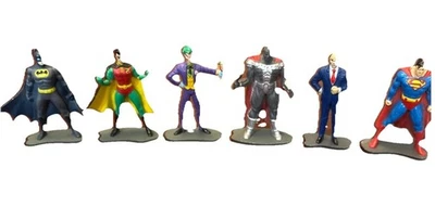 Lote (6) Batman, Superman, Coringa, Mais 1998 DC Comics Metal Super-herói e Vilão - Imagem 1 de 4
