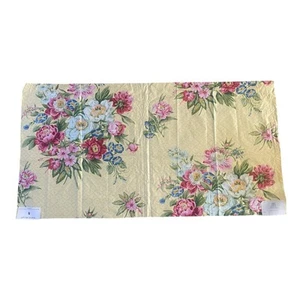 Bassett McNab "Ashbury" fabric floral vintage swatch 26” x 54” wide light weight - Picture 1 of 5