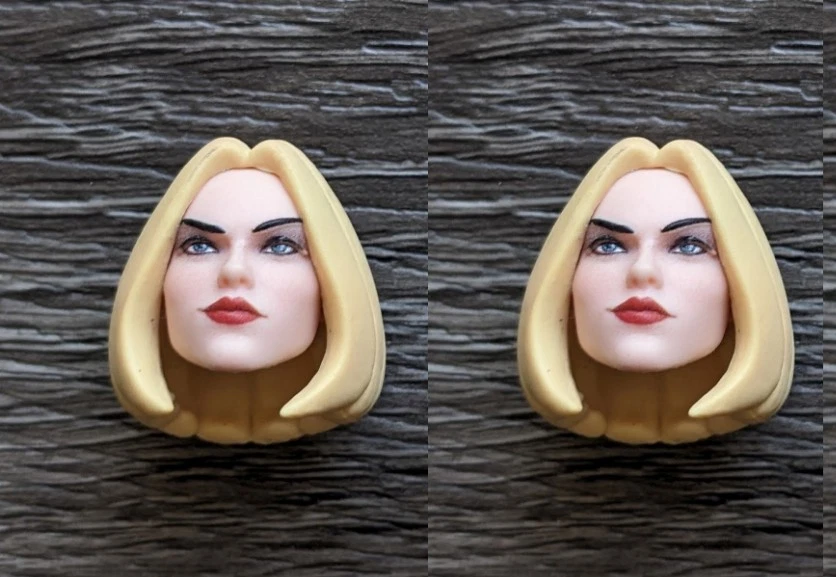 2x Marvel Legends X-Men 97 EMMA FROST RETRO HEAD Custom Figure Fodder  Animated - Image 1 of 1