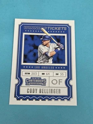 2020 Panini Contenders Winning Tickets #WT-9 Cody Bellinger  BASEBALL Card A - Image 1 of 2