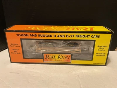 MTH RailKing Orange & Alexandra Railroad Wooden Tank Train Car 30-73218 - Image 1 of 2