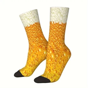 Calcetines para Hombres Vidrio de Pinta Cerveza Lager Funky Boozy Dibujos Animados Novedad Personaje Reino Unido 6-11 - Imagen 1 de 6