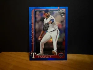Kumar Rocker 2025 Topps Chrome RC Texas Rangers 119/150 #73 in Nice Shape! - Picture 1 of 6