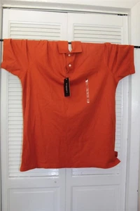 SONOMA LIFE + STYLER XLT (BIG AND TALL) ORANGE POLO SHIRT - Picture 1 of 4