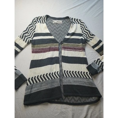 Aventura Clothing Co Hampton Mujer Multi Abstracto Boho Cárdigan Suéter Mediano Foto 1 de 4