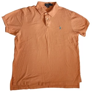 Polo Ralph Lauren Poloshirt Herren XL Orange Polo Golf Luxus Custom Fit - Bild 1 von 5