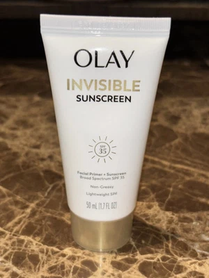 Olay Invisible Sunscreen SPF 35 + Primer, 1.7 fl. oz. New and sealed! - Image 1 of 4