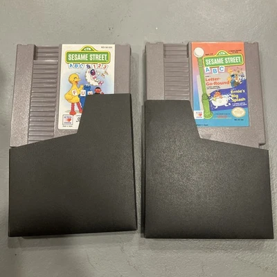 Paquete NES Sesame Street Games: ABC Letter go Round y 123 Astro Grover probado Foto 1 de 4