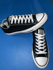 Converse Black Sneaker Shoes Size UK 9 EUR 42.5 - Picture 1 of 11