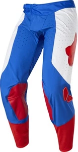 Fox Racing Airline Pilr Mens MX Offroad Pants Blue/Red 32 USA - Picture 1 of 3