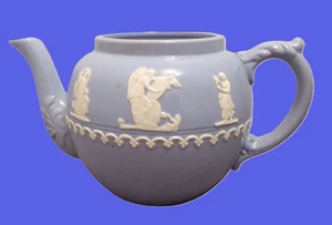 Blau-weiße Teekanne, ohne Deckel, nicht markiert - Bild 1 von 5