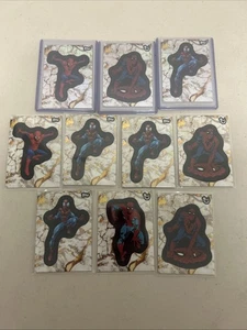 Lot 10 2025 Topps Marvel Comic Book Heroes Spider-Man Base And Refractors - Picture 1 of 6