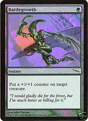 MTG - Mirrodin - Battlegrowth - 2X - Foil - NM - Image 1 of 1