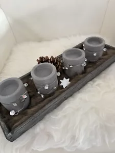 Advent Adventskranz Adventsgesteck modern neu - Bild 1 von 2