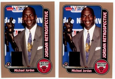 2008-09 Fleer Jordan Retrospective Michael Jordan #MJ-12 (2) - Image 1 of 2