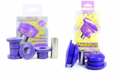 Kit 4 Boccole Silent Block Braccio Anteriore Powerflex VW Polo (6R/6C) Audi A1 - Imagen 1 de 4