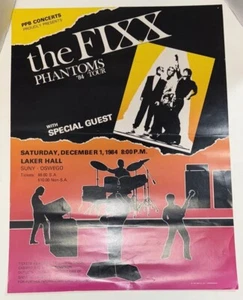 Original Vintage the FIXX Phantoms ‘84 Tour Poster SUNY Oswego December 1, 1984 - Picture 1 of 14