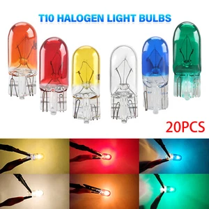 20 piezas Coche T10 194 158 Luces Halógenas 12V 3W Cuña Lámpara Instrumento Bombilla - Imagen 1 de 19
