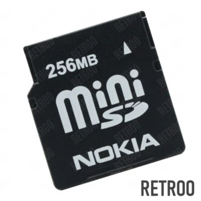Nokia Mini-SD 256MB Memory card Type-MiniSD for Mobile Phones SDSDM256 - Image 1 of 2