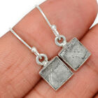 Natural Muonionalusta Meteorite Sweden 925 Silver Earrings Jewelry CE31574