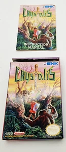 Crystalis Nintendo NES 1990 Auténtico Manual de Instrucciones y Caja Solo Sin Juego - Imagen 1 de 23