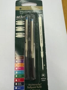 Monteverde Ballpoint Refill, Twin Pack, BLUE, Fits Lamy Ballpoint Pens - NEW - Picture 1 of 1