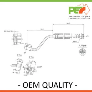 Brand New *PROTEX* Hydraulic Hose - Front For. FORD F150 . 2D Ute RWD. - Imagen 1 de 4