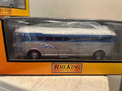 MTH Rail King 30-50012 Greyhound - Evansville Die-Cast Bus NIB - Image 1 of 2