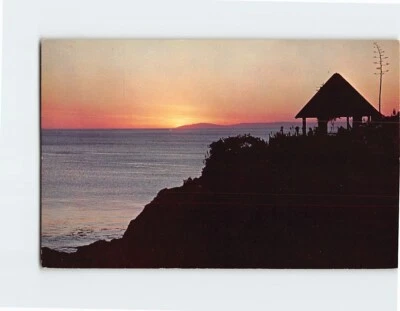 Postcard Sunset Santa Catalina Island Laguna Beach California USA North America - Image 1 of 2