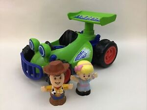 Fisher Price Little People Disney Toy Story Woody Figure & RC Race Car Set 2012