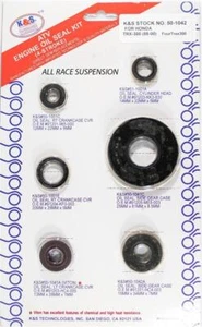 Honda TRX300 Fourtrax GB 500 NX 650 K&S Engine Oil Seal Kit K&S 51-1042 - Picture 1 of 1