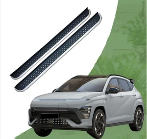 2PCS  Running Board fits for Hyundai KONA 2024 2025 Side Step Nerf Bar Aluminum - Picture 1 of 13