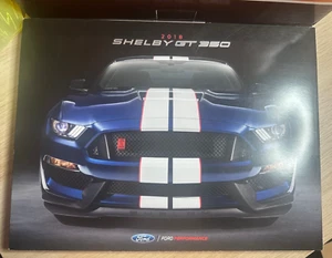Ford Shelby Mustang GT 350 2018 a todo color edición de fábrica catálogo de ventas/folleto - Imagen 1 de 3