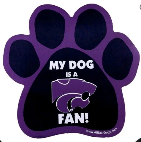 My Dog is a Wildcats Fan Car Magnet *NEW* Kansas State Wildcats Cover