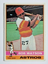 Bob Watson #20 Topps 1976 Baseball Card (Houston Astros) VG