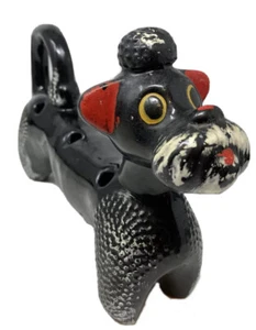 VINTAGE REDWEAR POODLE SHAKER TRAY BLACK 1950'S Japan - Picture 1 of 12