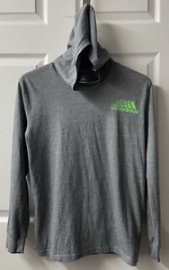 Adidas Hoodie Girls Large 14/16 Gray Printed Long Sleeved Graphic Casual EUC - Picture 1 of 9