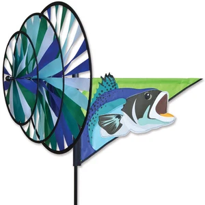 Juego Fish Triple Viento Spinner con Montaje en Poste y Tierra..17.. PR 22166 - Imagen 1 de 1
