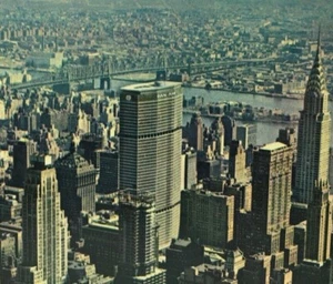 Postal Pan Am Nueva York Skyline Edificio Pan Am EE. UU. Sin publicar Sin usar Años 60 - Imagen 1 de 3