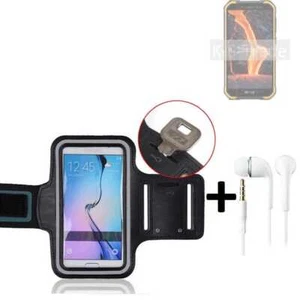 Do Ulefone Armor X6 Pro neoprenowa bransoletka + słuchawki sportowe jogging bieganie cas - Zdjęcie 1 z 3