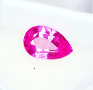 Natural Pink Sapphire Loose Gemstone 6.42 Ct Certified Sapphire Transparent Gems - Imagen 1 de 11