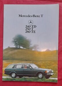 Mercedes-Benz W123 T Series Estate 240TD, 250T, 280TE Brochure 1979 & 1979 MAG